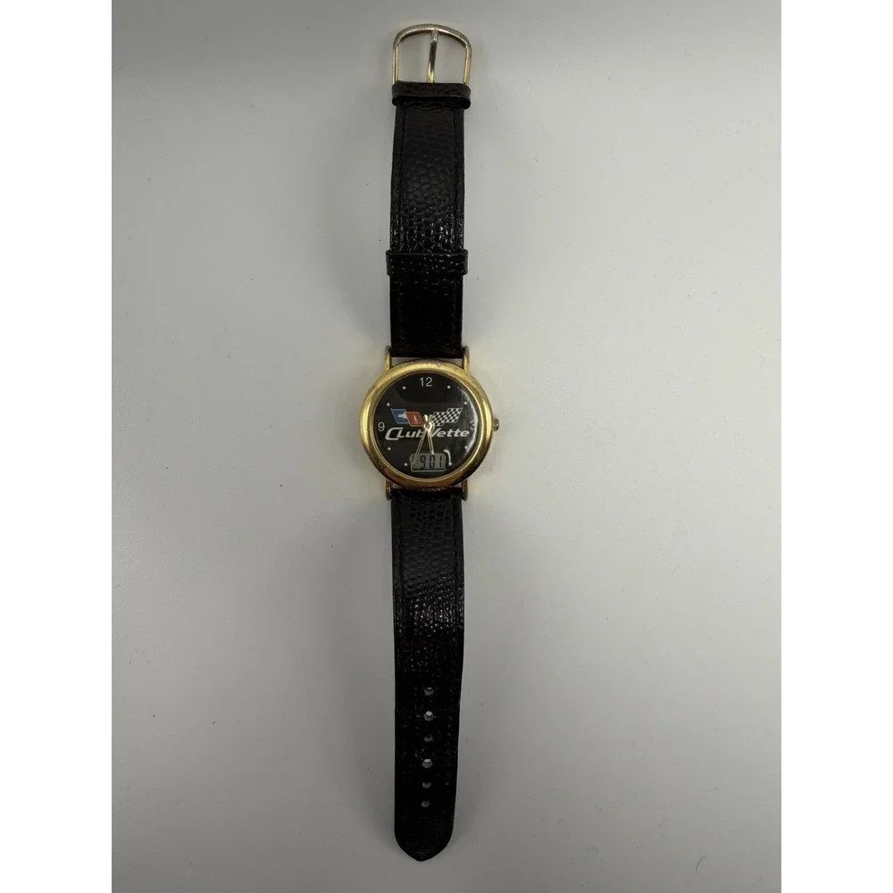Club Vette Chevy Corvette Image‎ Mens Digital Watch New Battery 34MM 7.75